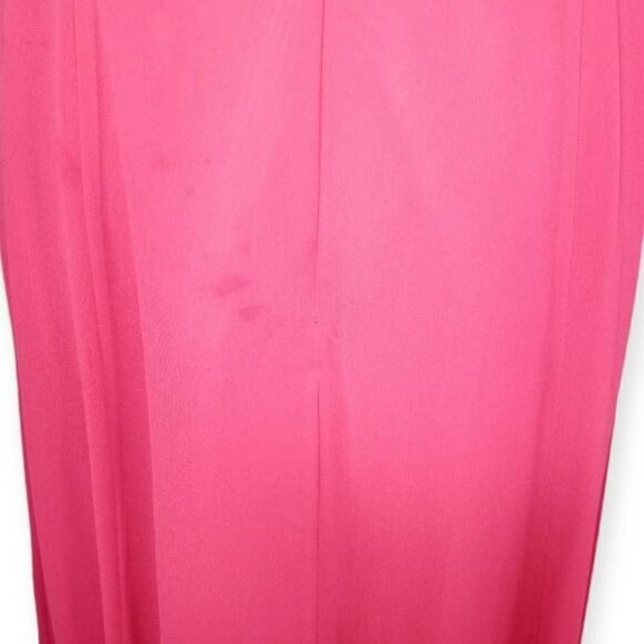 DAVID'S BRIDAL PINK STRAPLESS GOWN SZ.10 GOOD USED CONDITION - Picture 4 of 7